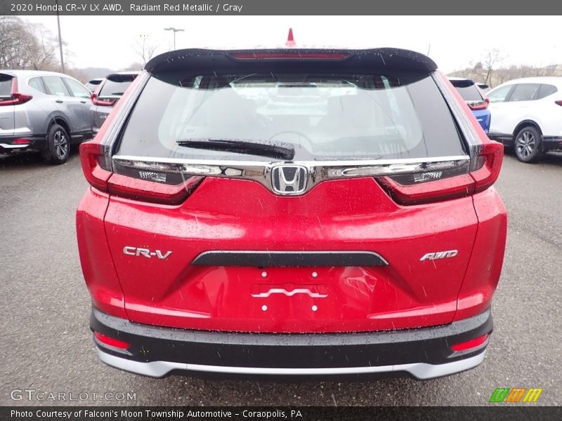 Radiant Red Metallic / Gray 2020 Honda CR-V LX AWD