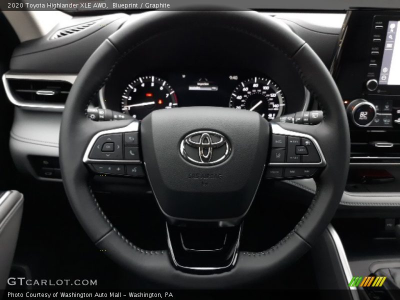 Blueprint / Graphite 2020 Toyota Highlander XLE AWD
