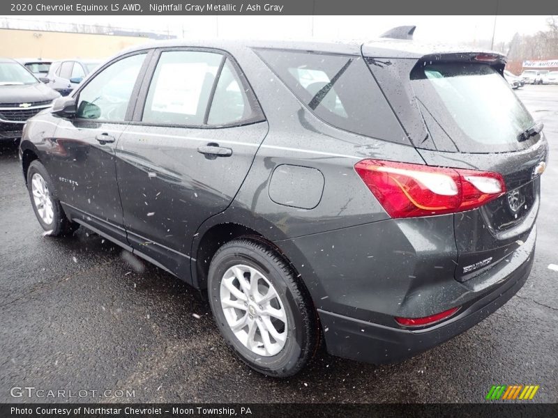 Nightfall Gray Metallic / Ash Gray 2020 Chevrolet Equinox LS AWD
