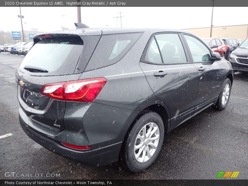Nightfall Gray Metallic / Ash Gray 2020 Chevrolet Equinox LS AWD