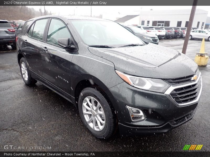 Nightfall Gray Metallic / Ash Gray 2020 Chevrolet Equinox LS AWD