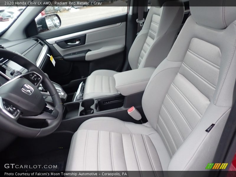 Radiant Red Metallic / Gray 2020 Honda CR-V LX AWD