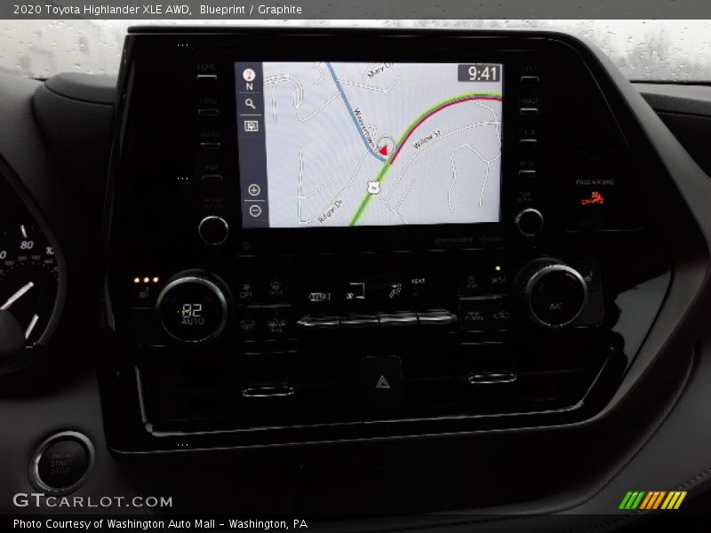 Blueprint / Graphite 2020 Toyota Highlander XLE AWD