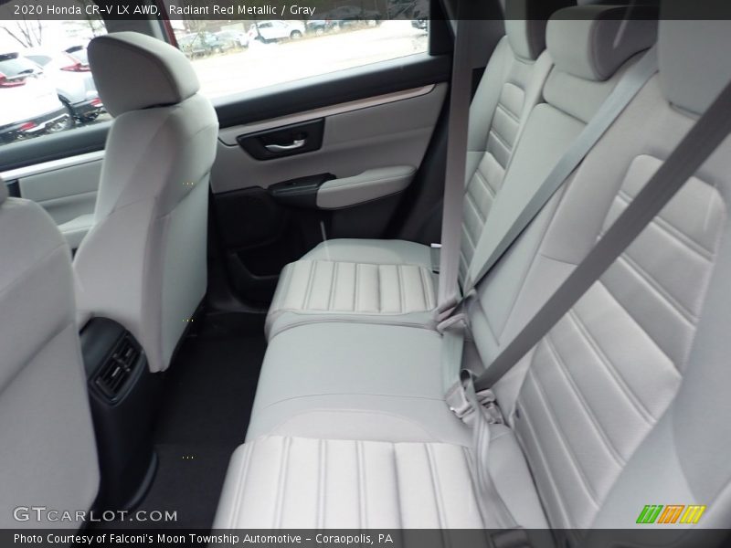 Radiant Red Metallic / Gray 2020 Honda CR-V LX AWD