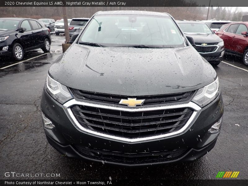 Nightfall Gray Metallic / Ash Gray 2020 Chevrolet Equinox LS AWD