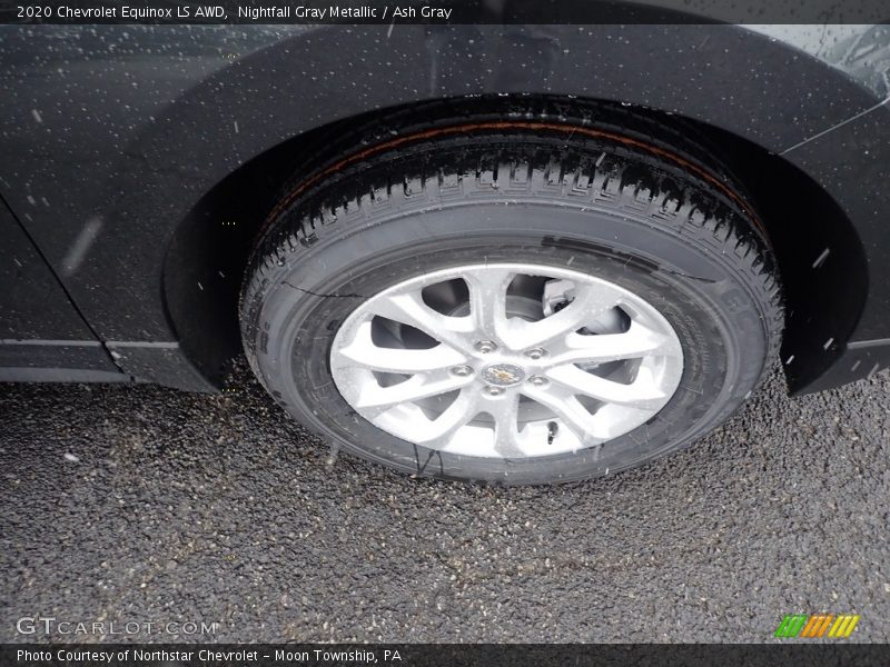 Nightfall Gray Metallic / Ash Gray 2020 Chevrolet Equinox LS AWD
