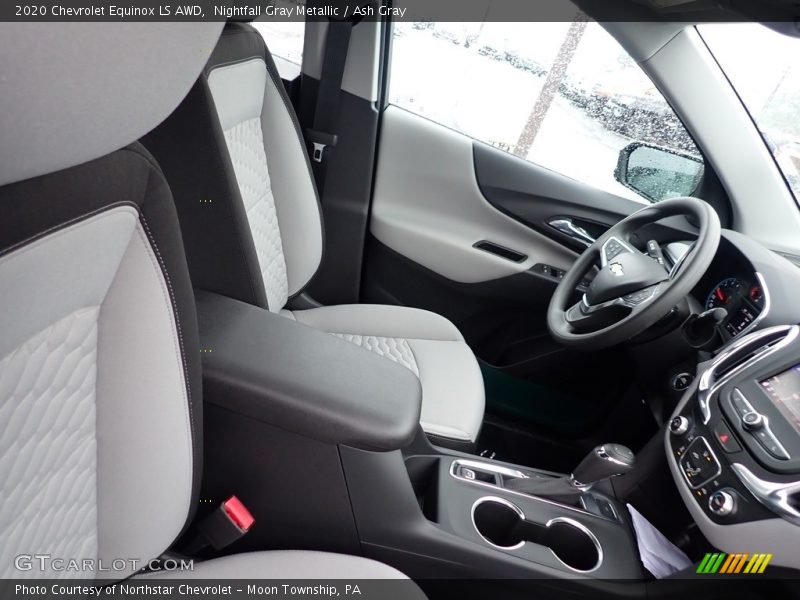 Nightfall Gray Metallic / Ash Gray 2020 Chevrolet Equinox LS AWD