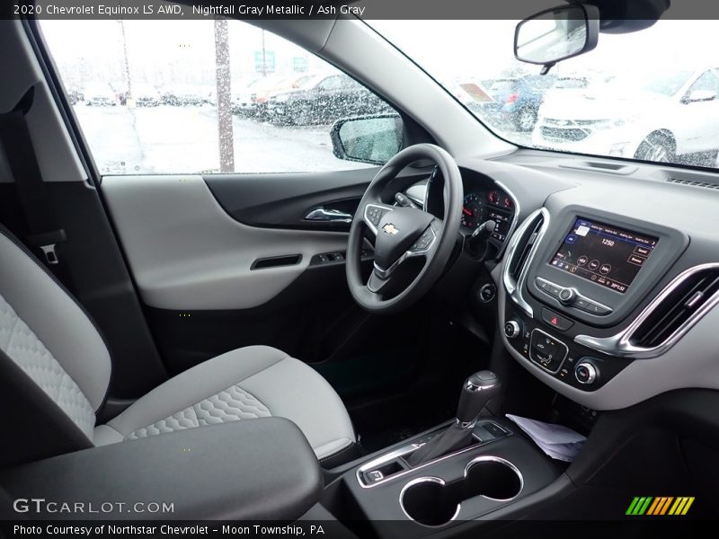 Nightfall Gray Metallic / Ash Gray 2020 Chevrolet Equinox LS AWD