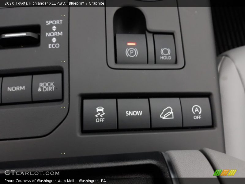 Blueprint / Graphite 2020 Toyota Highlander XLE AWD