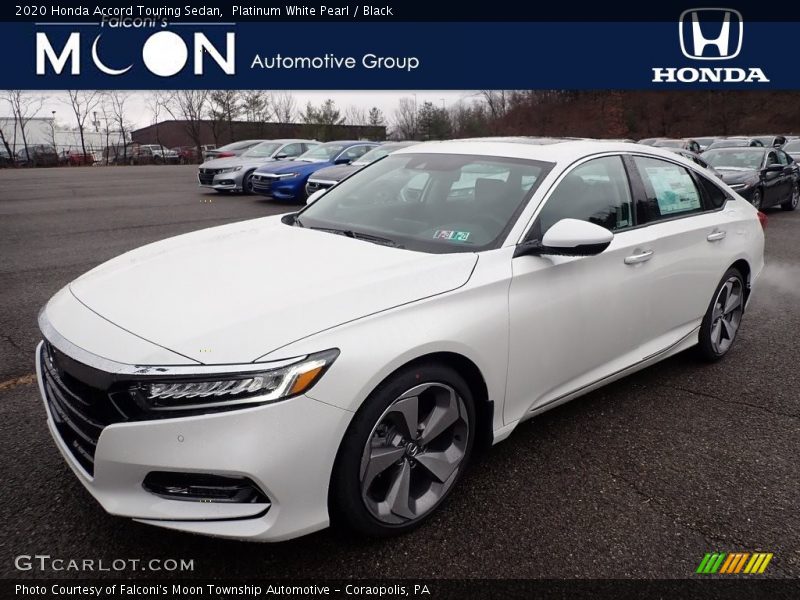 Platinum White Pearl / Black 2020 Honda Accord Touring Sedan