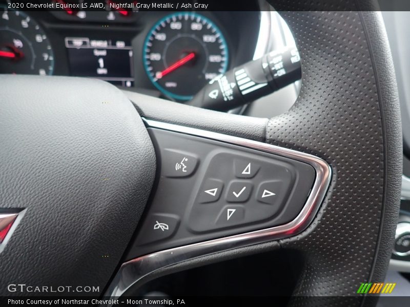 Nightfall Gray Metallic / Ash Gray 2020 Chevrolet Equinox LS AWD