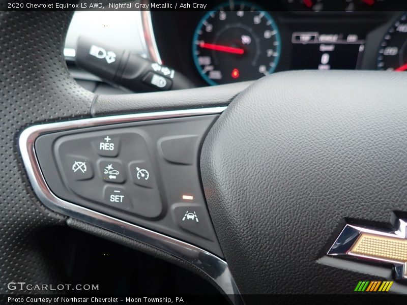 Nightfall Gray Metallic / Ash Gray 2020 Chevrolet Equinox LS AWD