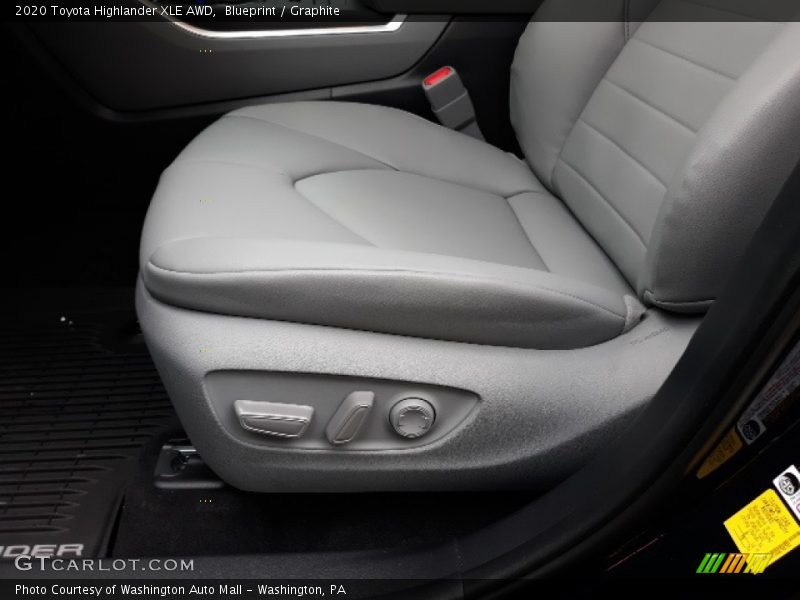 Blueprint / Graphite 2020 Toyota Highlander XLE AWD