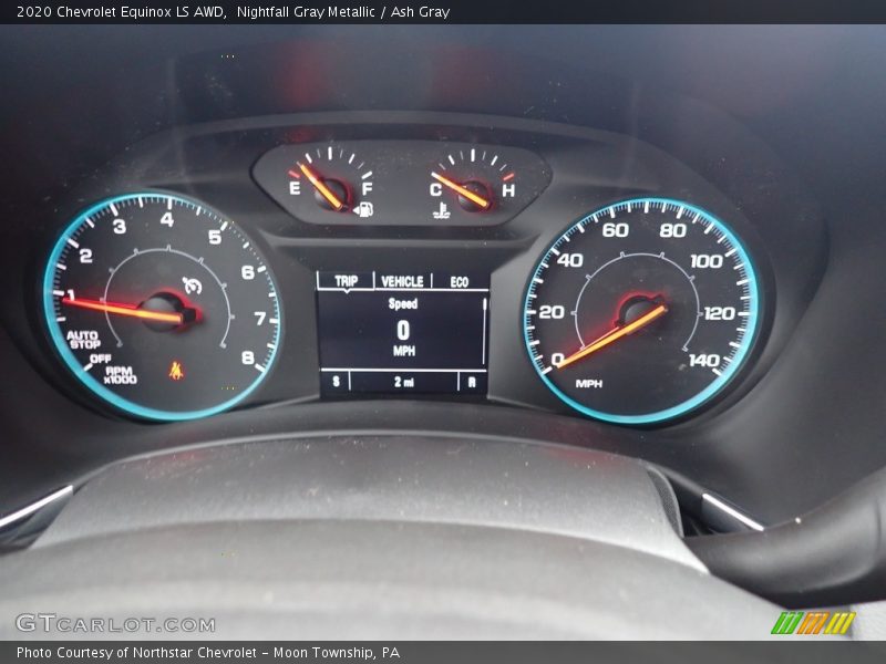 Nightfall Gray Metallic / Ash Gray 2020 Chevrolet Equinox LS AWD