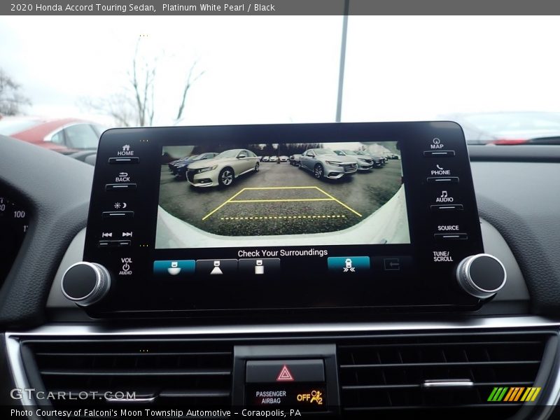 Platinum White Pearl / Black 2020 Honda Accord Touring Sedan