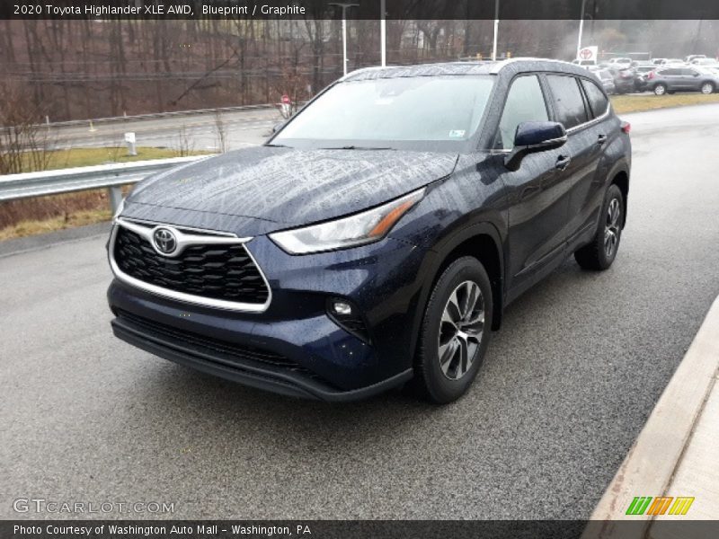 Blueprint / Graphite 2020 Toyota Highlander XLE AWD