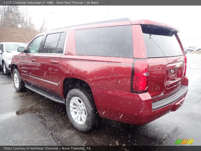 Siren Red Tintcoat / Jet Black 2020 Chevrolet Suburban LT 4WD