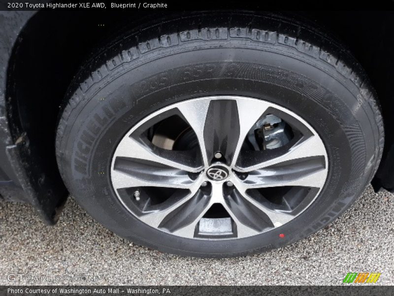 Blueprint / Graphite 2020 Toyota Highlander XLE AWD
