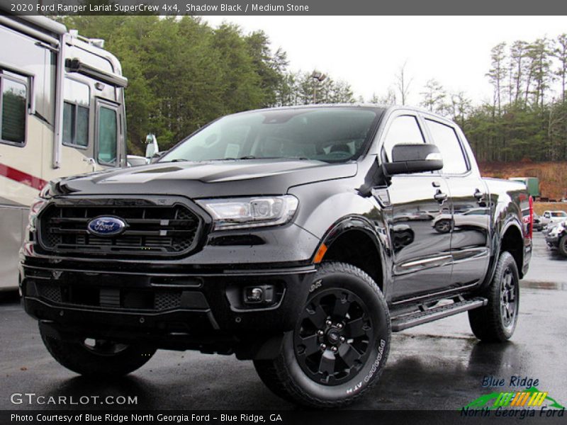 Shadow Black / Medium Stone 2020 Ford Ranger Lariat SuperCrew 4x4