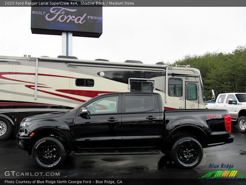 Shadow Black / Medium Stone 2020 Ford Ranger Lariat SuperCrew 4x4