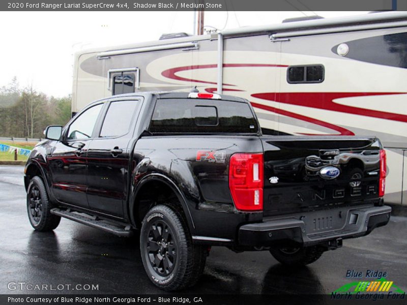 Shadow Black / Medium Stone 2020 Ford Ranger Lariat SuperCrew 4x4
