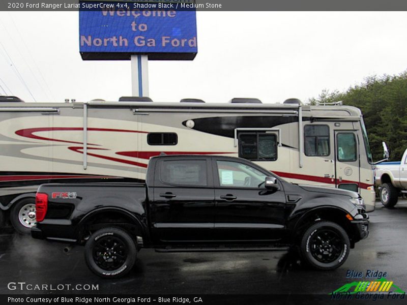 Shadow Black / Medium Stone 2020 Ford Ranger Lariat SuperCrew 4x4