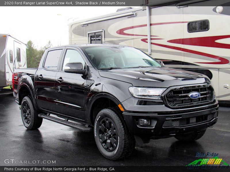 Shadow Black / Medium Stone 2020 Ford Ranger Lariat SuperCrew 4x4