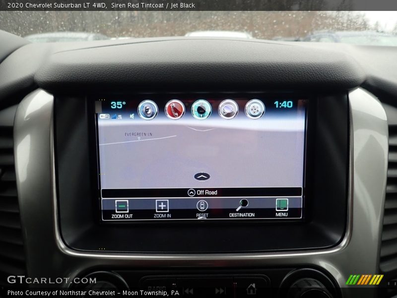 Navigation of 2020 Suburban LT 4WD