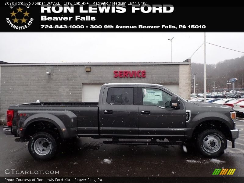 Magnetic / Medium Earth Gray 2020 Ford F350 Super Duty XLT Crew Cab 4x4