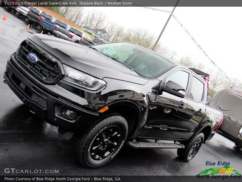 Shadow Black / Medium Stone 2020 Ford Ranger Lariat SuperCrew 4x4