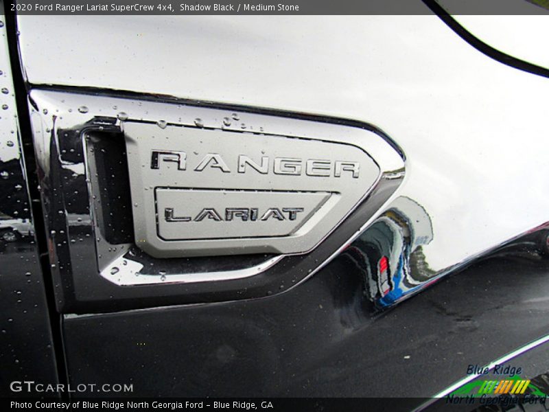 Shadow Black / Medium Stone 2020 Ford Ranger Lariat SuperCrew 4x4