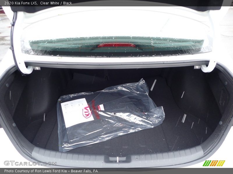 Clear White / Black 2020 Kia Forte LXS