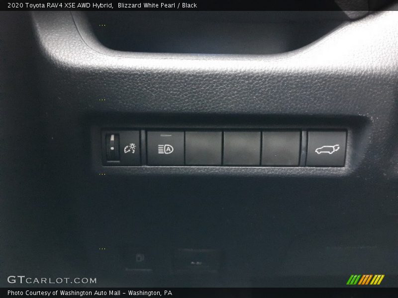 Blizzard White Pearl / Black 2020 Toyota RAV4 XSE AWD Hybrid