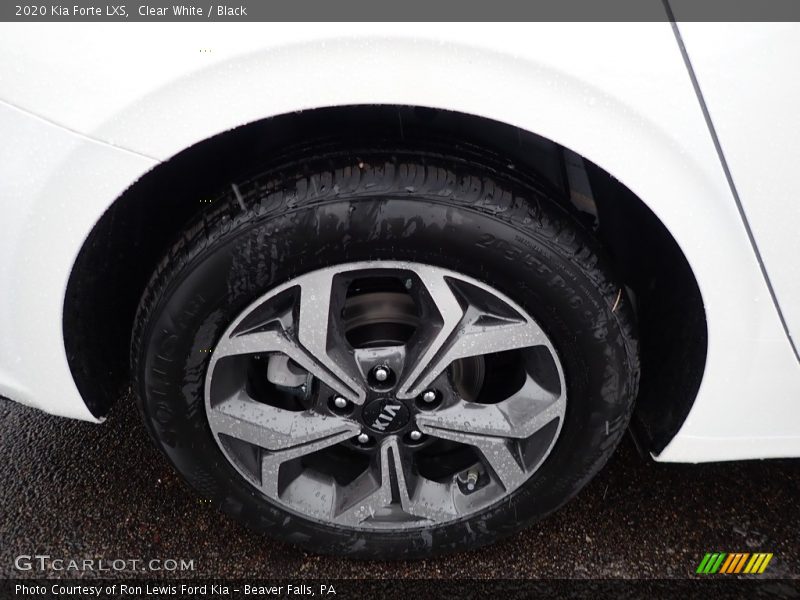Clear White / Black 2020 Kia Forte LXS