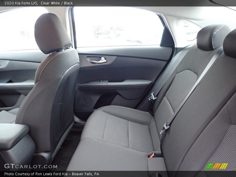Clear White / Black 2020 Kia Forte LXS
