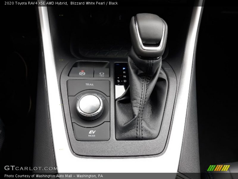 Blizzard White Pearl / Black 2020 Toyota RAV4 XSE AWD Hybrid