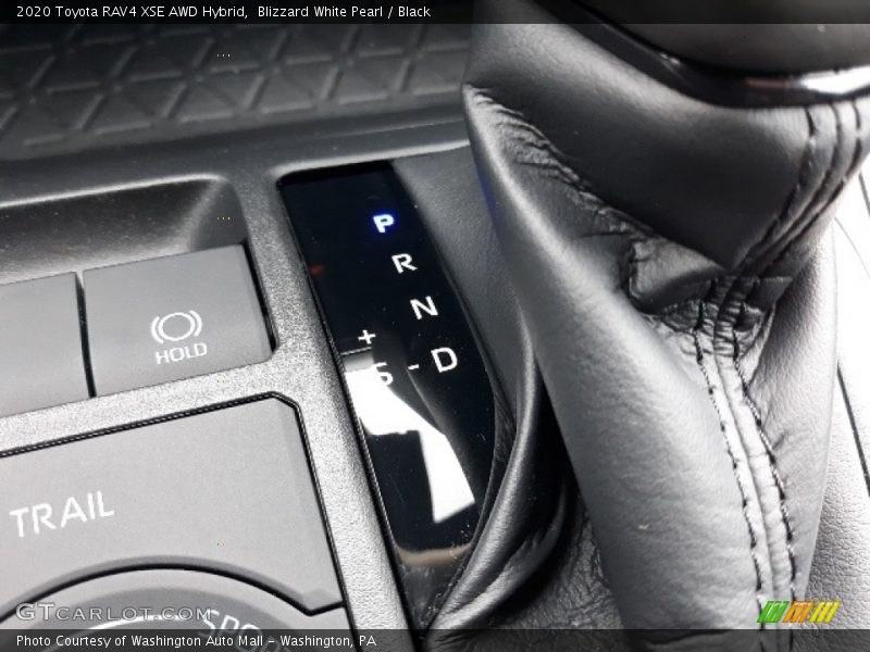 Blizzard White Pearl / Black 2020 Toyota RAV4 XSE AWD Hybrid