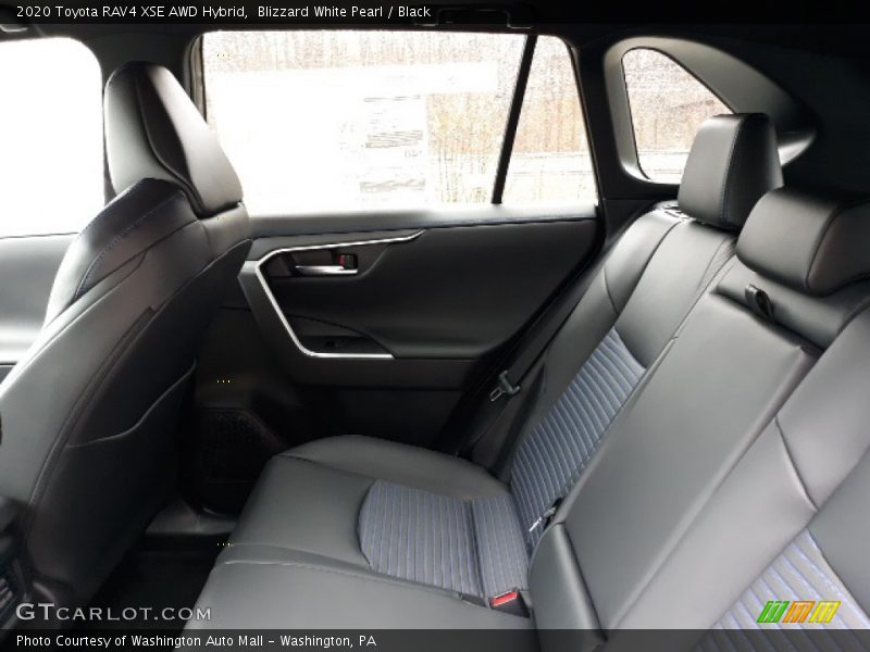 Blizzard White Pearl / Black 2020 Toyota RAV4 XSE AWD Hybrid