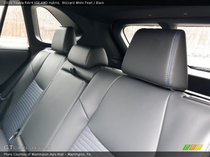 Blizzard White Pearl / Black 2020 Toyota RAV4 XSE AWD Hybrid