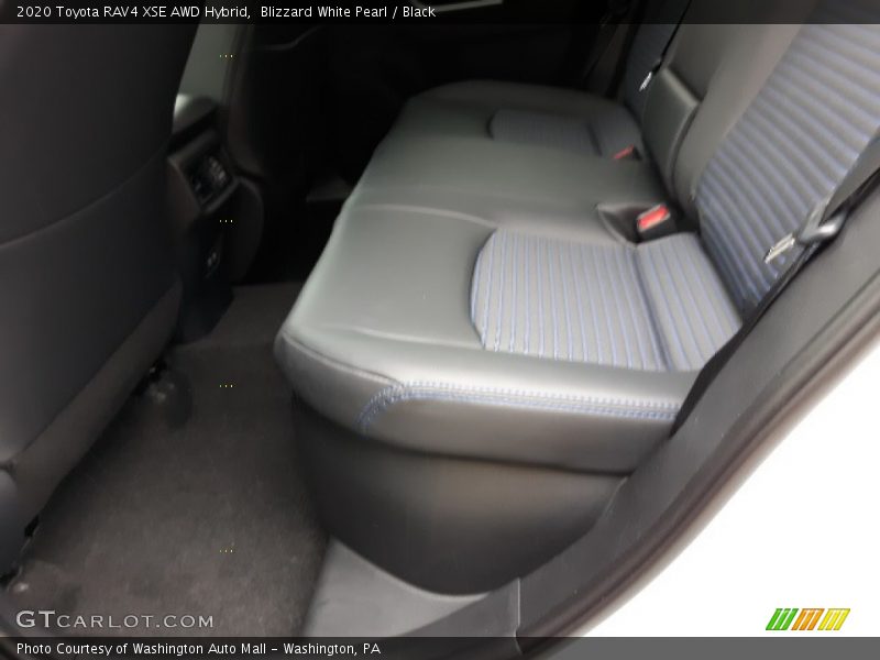 Blizzard White Pearl / Black 2020 Toyota RAV4 XSE AWD Hybrid