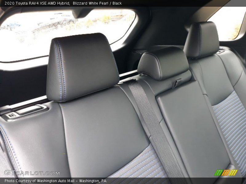 Blizzard White Pearl / Black 2020 Toyota RAV4 XSE AWD Hybrid
