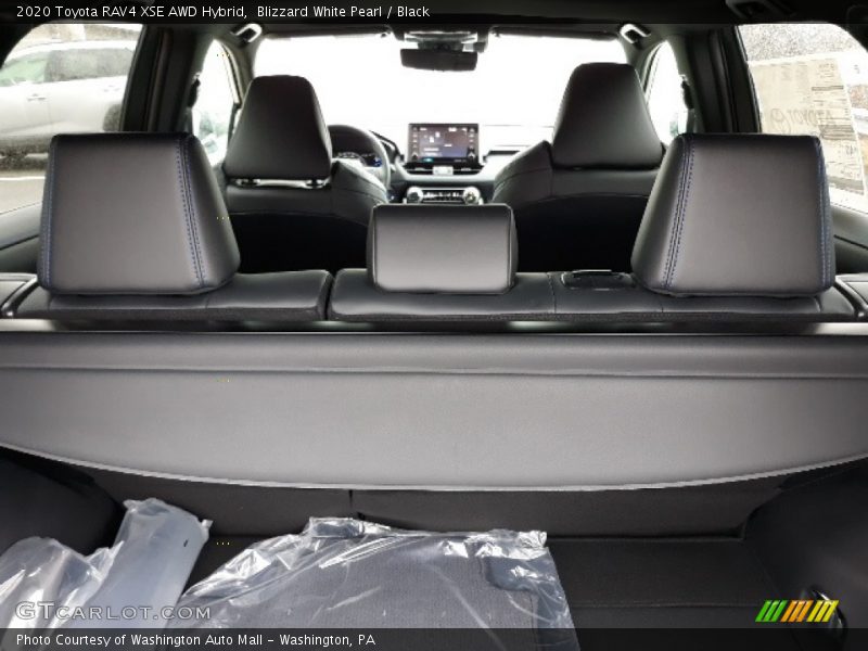 Blizzard White Pearl / Black 2020 Toyota RAV4 XSE AWD Hybrid
