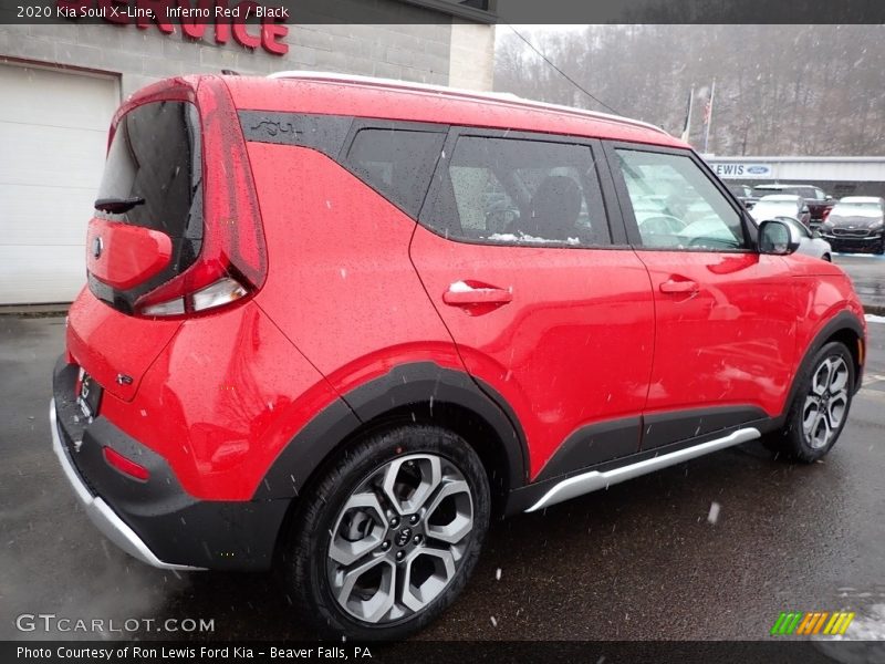 Inferno Red / Black 2020 Kia Soul X-Line