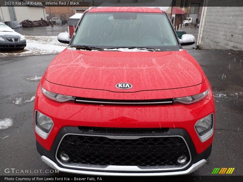 Inferno Red / Black 2020 Kia Soul X-Line