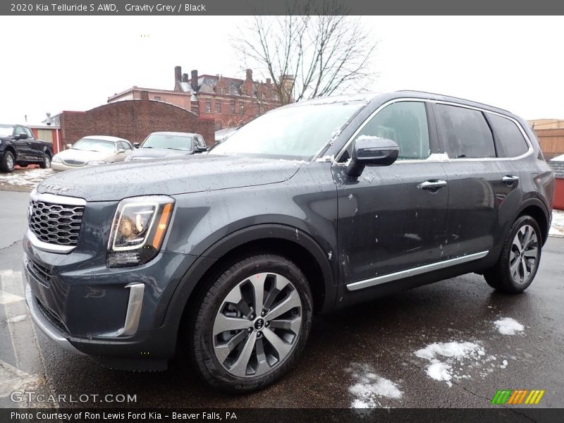 Gravity Grey / Black 2020 Kia Telluride S AWD