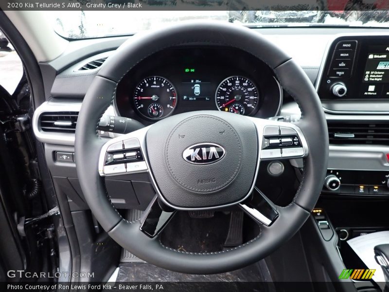 Gravity Grey / Black 2020 Kia Telluride S AWD