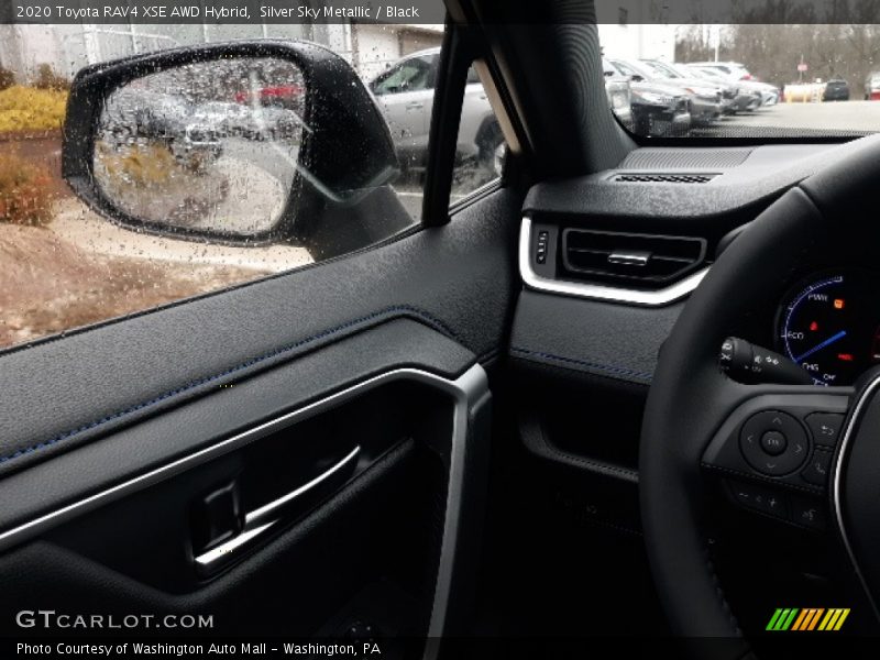 Silver Sky Metallic / Black 2020 Toyota RAV4 XSE AWD Hybrid