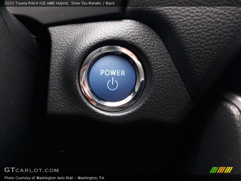Silver Sky Metallic / Black 2020 Toyota RAV4 XSE AWD Hybrid