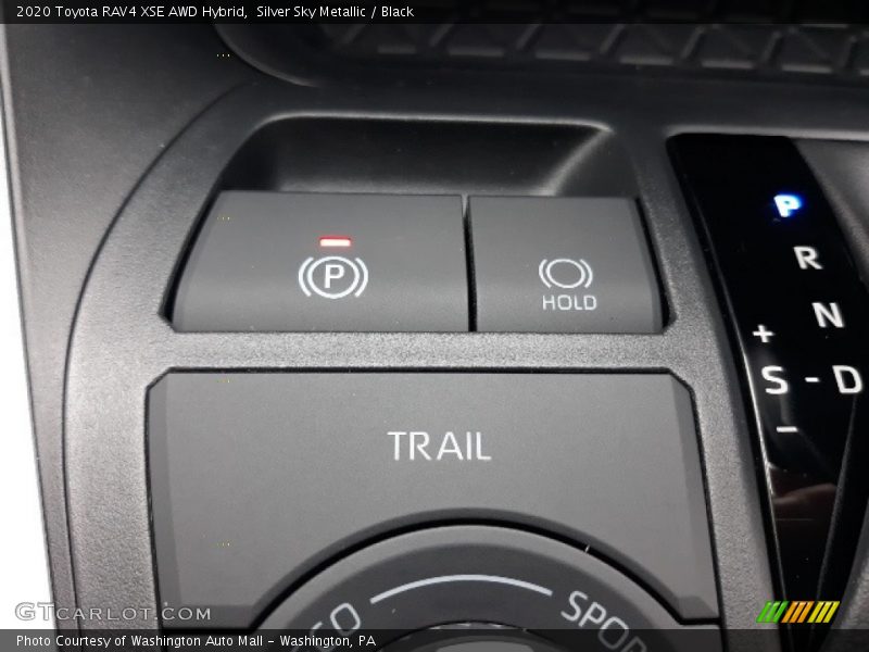 Controls of 2020 RAV4 XSE AWD Hybrid