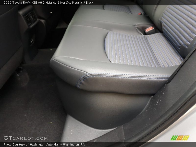 Silver Sky Metallic / Black 2020 Toyota RAV4 XSE AWD Hybrid